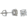 IGI Certified 2.00 Ct. T.W. White Lab Grown Diamond Stud 14K White Gold Earrings