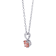 1/2 Ct. T.W. Pink Lab Grown Diamond Solitaire 14K White Gold Pendant