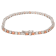 5.00 Ct. T.W. Pink And White Lab Grown Diamond 14K White Gold Bracelet