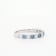 1/2 Ct. T.W. Blue And White Lab-Grown Diamond Ring 14K White Gold