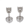 IGI Certified 3/4 Ct. T.W. White Lab-Grown Diamond Stud 14K White Gold Earrings
