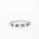 1/2 Ct. T.W. Blue And White Lab-Grown Diamond Ring 14K White Gold