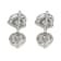 IGI Certified 1 1/2 Ct. T.W. Lab-Grown Diamond Martini Stud 14K White
Gold Earrings