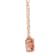 1/3 Ct. Pink Lab Grown Diamond Solitaire 14K Rose Gold Necklace