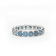 2 1/2 Ct. T.W. Blue Lab-Grown Diamond 14K White Gold Eternity