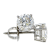 IGI Certified 2.00 Ct. T.W. White Lab Grown Diamond Stud 14K White Gold Earrings