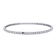 3.00 Ct. T.W. White Lab-Grown Diamond 14K White Gold Trendy Tennis Bracelet