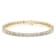 7.00 Ct. T.W. White Lab-Grown Diamond 14K Yellow Gold Classic Tennis Bracelet