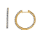 4.00 Ct. T.W. White Lab Grown Diamond Hoops 14k Yellow Gold