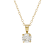 1.00 Ct. T.W. White Lab-Grown Diamond Solitaire 14K Yellow Gold Pendant