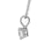3/4 Carat Lab-Grown Diamond Solitaire 14K White Gold Pendant