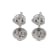 IGI Certified 3/4 Ct. T.W. Lab Grown Diamond Martini Stud 14K White Gold Earrings