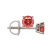IGI Certified 1/2 Ct. T.W. Pink Lab-Grown Diamond Stud 14K White Gold Earrings