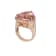 Morganite and Diamond 18K Rose Gold Ring 19.31 ctw