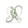 Green Prosperity Madagascar Demantoid 18K White Gold 1.59ctw