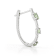 Green Prosperity Demantoid 18K White Gold Earrings 1.03ctw