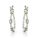 Green Prosperity Demantoid 18K White Gold Earrings 1.03ctw