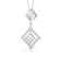 Green Prosperity Demantoid 18K White Gold Pendant 0.67ctw