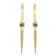 Green Prosperity Demantoid 18K Yellow Gold Earrings 0.81ctw
