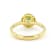 Green Prosperity Demantoid 18K Yellow Gold single-stone Ring 1.04ctw