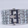 18K White Gold Sapphire, Blue Topaz, And White Diamond Bracelet 88.09ctw