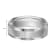 14K White Gold 6MM Grooved Polished Edges Diagonally Brushed Wedding
Band by Brilliant Expressions