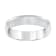 Men’s or Women's 14K White Gold 5MM Comfort Fit Classic Wedding Band by
Brilliant Expressions