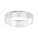Men’s or Women's 14K White  Gold 6MM Comfort Fit Classic Wedding Band by
Brilliant Expressions