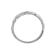 10K White Gold 0.06 ct Diamond-Accented Serpentine Twist Band (I-J, I2-I3)