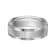 14K White Gold 6MM Grooved Polished Edges Diagonally Brushed Wedding
Band by Brilliant Expressions