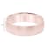 14K Rose Gold 6MM Plain Matte Satin Wedding Band by Brilliant Expressions