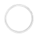 Men’s or Women's 14K White Gold 5MM Comfort Fit Classic Wedding Band by
Brilliant Expressions