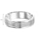 14K White Gold 6MM Dual Finish Comfort Fit Grooved Engraving Wedding
Band by Brilliant Expressions
