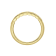 Princess Diamond Ring for Women Wedding Band 18K Yellow Vermeil 1/10ct
(I-J, I3)