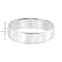 Men’s or Women's 14K White  Gold 6MM Comfort Fit Classic Wedding Band by
Brilliant Expressions