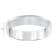 Men’s or Women's 14K White Gold 5MM Comfort Fit Classic Wedding Band by
Brilliant Expressions