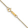 14k Yellow Gold 0.7mm Solid Rope 24 Inch Chain