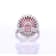 14.38 Ctw Rubelite and 1.60 Ctw White Diamond Ring in 14K 2-Tone