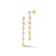 Rachel Zoe CZ Mixed Shape Bezel Dangle Earrings in 14K Gold Over
Sterling Silver