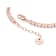 Pink CZ Tennis Bracelet In 18K Rose Gold Over Sterling Silver 7.00ctw