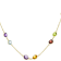 Multi-Gem 14k Yellow Gold 18" Necklace 18.53ctw