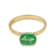 1.45 Ctw Emerald with 0.14 Ctw Diamond Ring in 14K YG