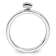 Sterling Silver Stackable Expressions Unicorn Diamond Ring 0.03ctw