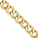 14k Yellow Gold 9mm Curb Link 18 Inch Chain