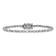 Rhodium Over Sterling Silver Polished Round and Oval Cubic Zirconia
Tennis Bracelet
