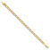 10k Yellow Gold 6mm Double Link Charm Bracelet