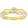 Lab-Grown Diamond Solitaire Ring In 14K Gold Over Sterling Silver 0.20ctw
