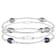 3 Elastic Freshwater Pearl Bracelets In Multicolor