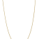18K Yellow Gold 1.3mm Solid Baby Rope 20 Inch Chain