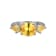 Yellow Cubic Zirconia Platinum Over Sterling Silver November Birthstone
Ring 5.49ctw